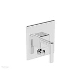 Phylrich - MIX Pressure Balance Shower Plate with Diverter and Handle Trim Set - Lever Handle 4-108 - Matte Black
