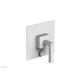 Phylrich - MIX Pressure Balance Shower Plate with Diverter and Handle Trim Set - Lever Handle 4-108 - Satin White