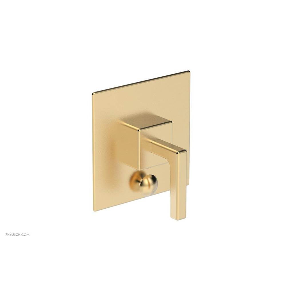 Phylrich - MIX Pressure Balance Shower Plate with Diverter and Handle Trim Set - Lever Handle 4-108 - Satin Nickel