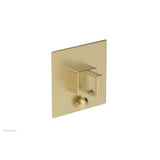 Phylrich - MIX Pressure Balance Shower Plate with Diverter and Handle Trim Set - Ring Handle 4-109 - Polished Chrome