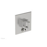 Phylrich - MIX Pressure Balance Shower Plate with Diverter and Handle Trim Set - Ring Handle 4-109 - Satin chrome