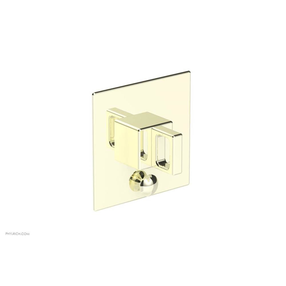 Phylrich - MIX Pressure Balance Shower Plate with Diverter and Handle Trim Set - Ring Handle 4-109 - Burnished Nickel