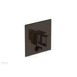 Phylrich - MIX Pressure Balance Shower Plate with Diverter and Handle Trim Set - Ring Handle 4-109 - Antique Bronze