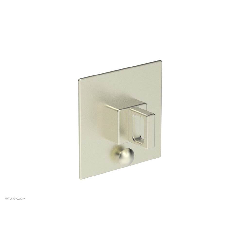 Phylrich - MIX Pressure Balance Shower Plate with Diverter and Handle Trim Set - Ring Handle 4-109 - Polished Brass