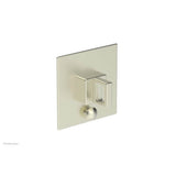 Phylrich - MIX Pressure Balance Shower Plate with Diverter and Handle Trim Set - Ring Handle 4-109 - Polished Brass