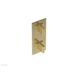 Phylrich - MIX 1/2'' Thermostatic Valve with Volume Control or Diverter 4-115 - Polished Brass Uncoated