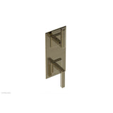 Phylrich - MIX 1/2'' Thermostatic Valve with Volume Control or Diverter 4-116 - Antique Brass