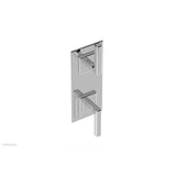 Phylrich - MIX 1/2'' Thermostatic Valve with Volume Control or Diverter 4-116 - Satin Brass