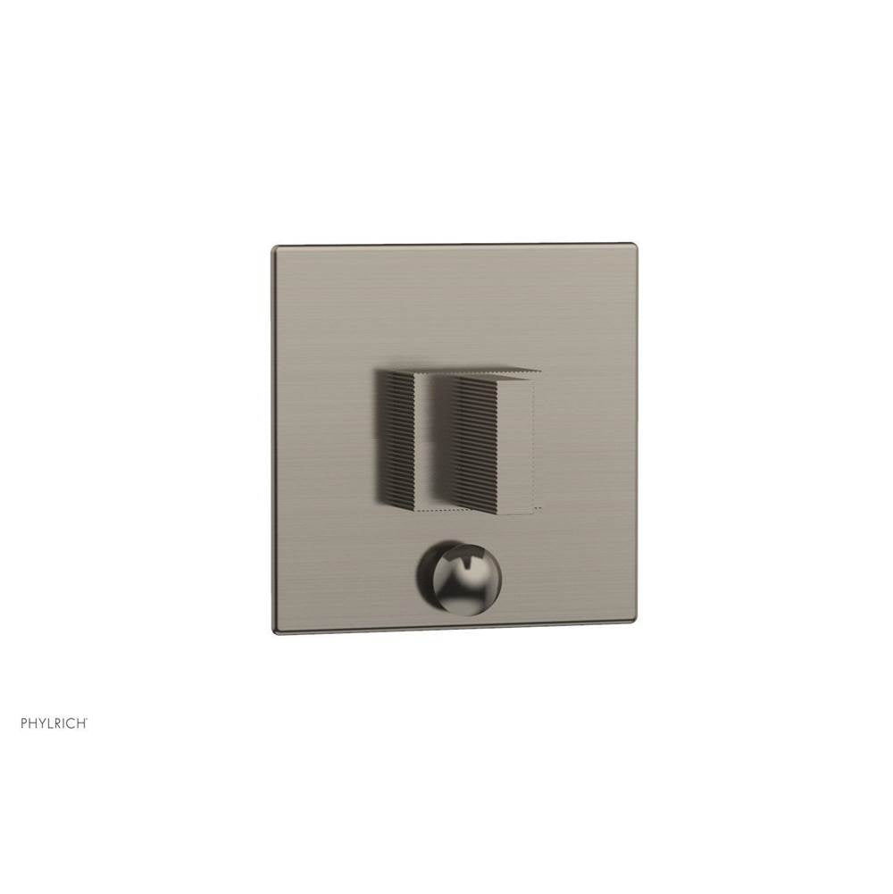 Phylrich - STRIA Pressure Balance Shower Plate with Diverter and Handle Trim Set 4-119 - Pewter