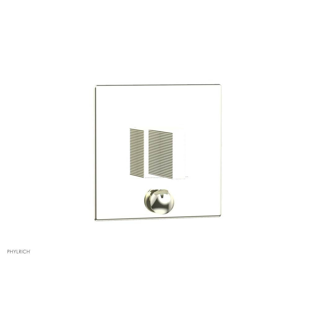 Phylrich - STRIA Pressure Balance Shower Plate with Diverter and Handle Trim Set 4-119 - Burnished Nickel
