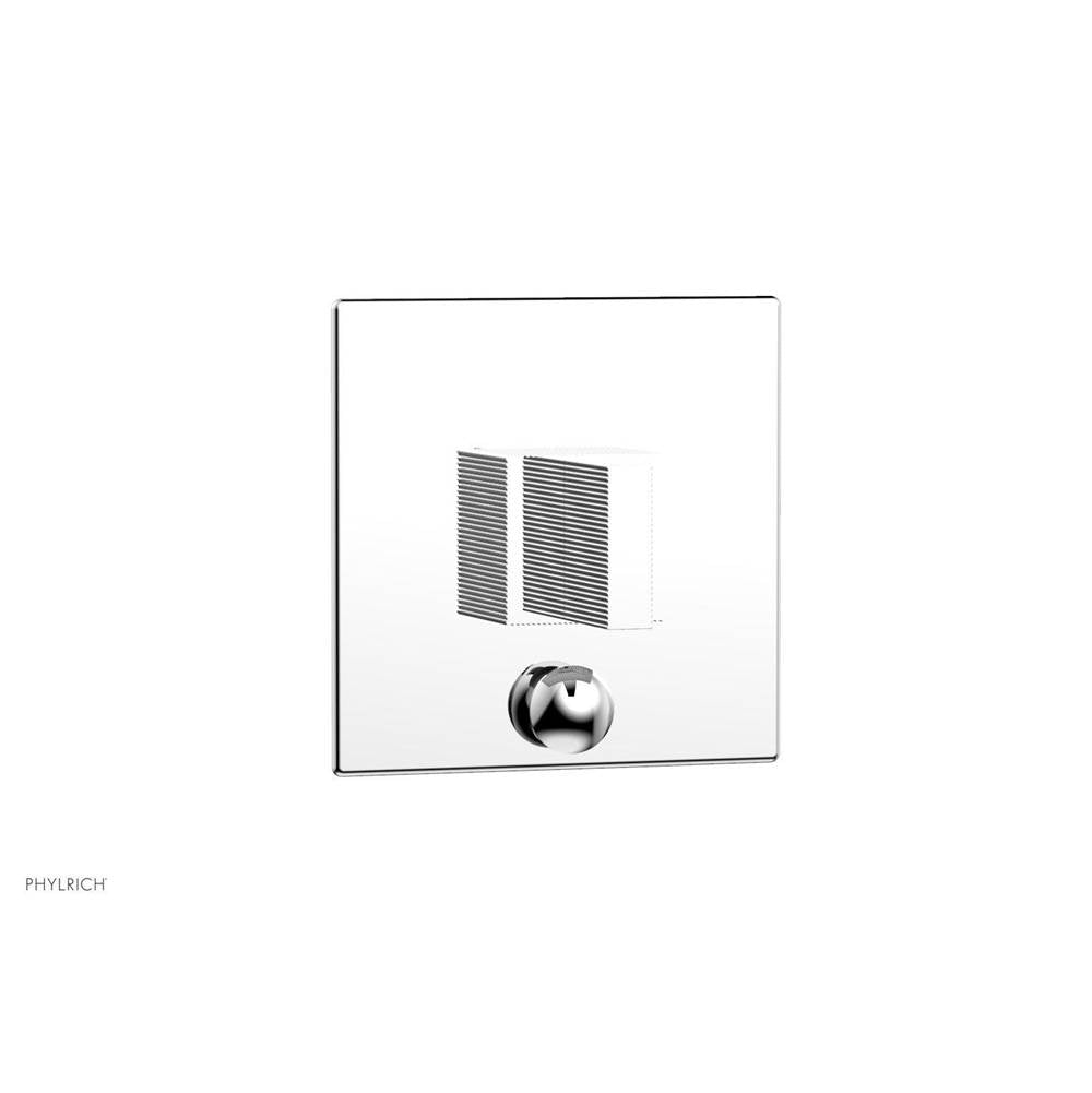 Phylrich - STRIA Pressure Balance Shower Plate with Diverter and Handle Trim Set 4-119 - Polished Chrome
