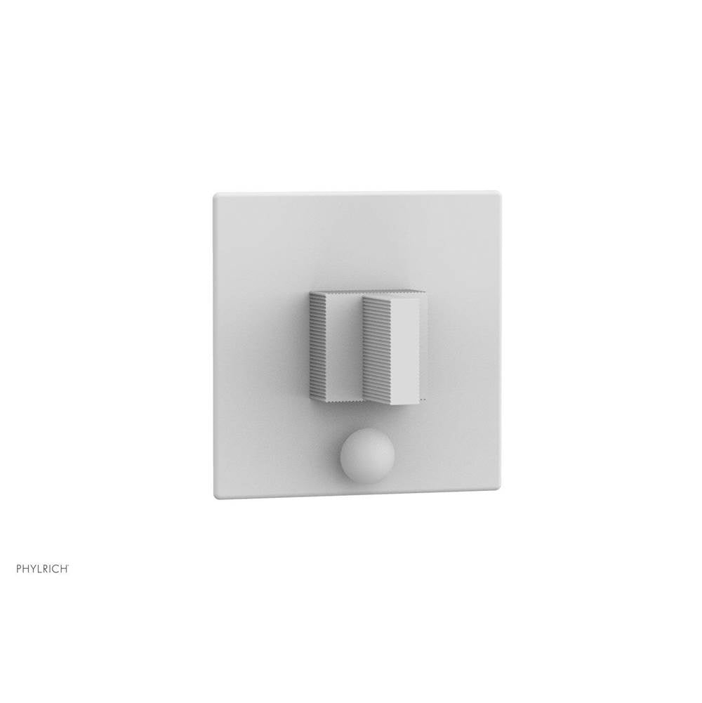 Phylrich - STRIA Pressure Balance Shower Plate with Diverter and Handle Trim Set 4-119 - Satin White