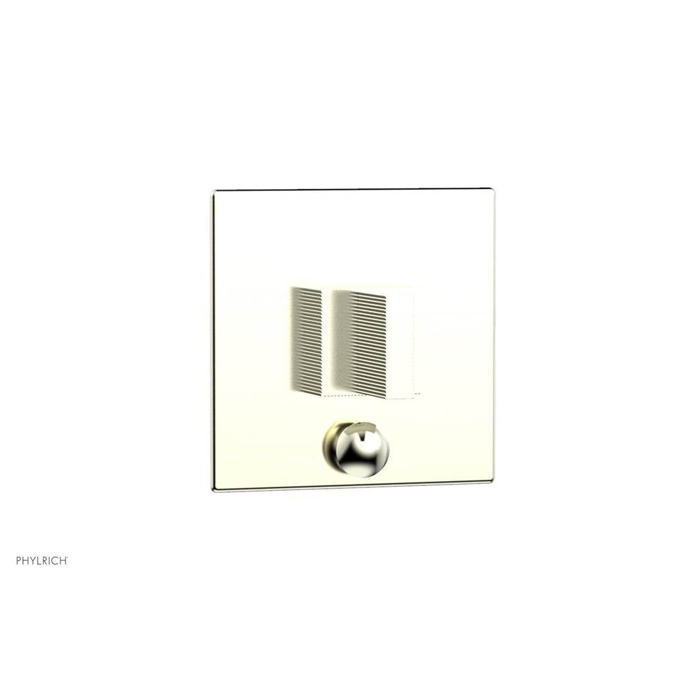 Phylrich - STRIA Pressure Balance Shower Plate with Diverter and Handle Trim Set 4-119 - Satin Nickel