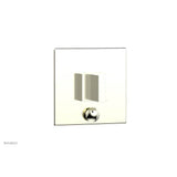 Phylrich - STRIA Pressure Balance Shower Plate with Diverter and Handle Trim Set 4-119 - Satin Nickel