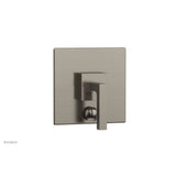 Phylrich - STRIA Pressure Balance Shower Plate with Diverter and Handle Trim Set 4-120 - Pewter
