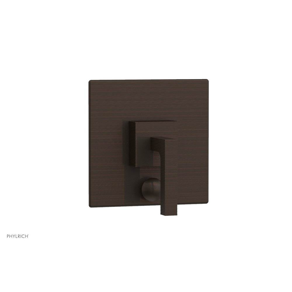 Phylrich - STRIA Pressure Balance Shower Plate with Diverter and Handle Trim Set 4-120 - Antique Bronze