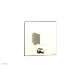 Phylrich - STRIA Pressure Balance Shower Plate with Diverter and Handle Trim Set 4-121 - Satin Nickel