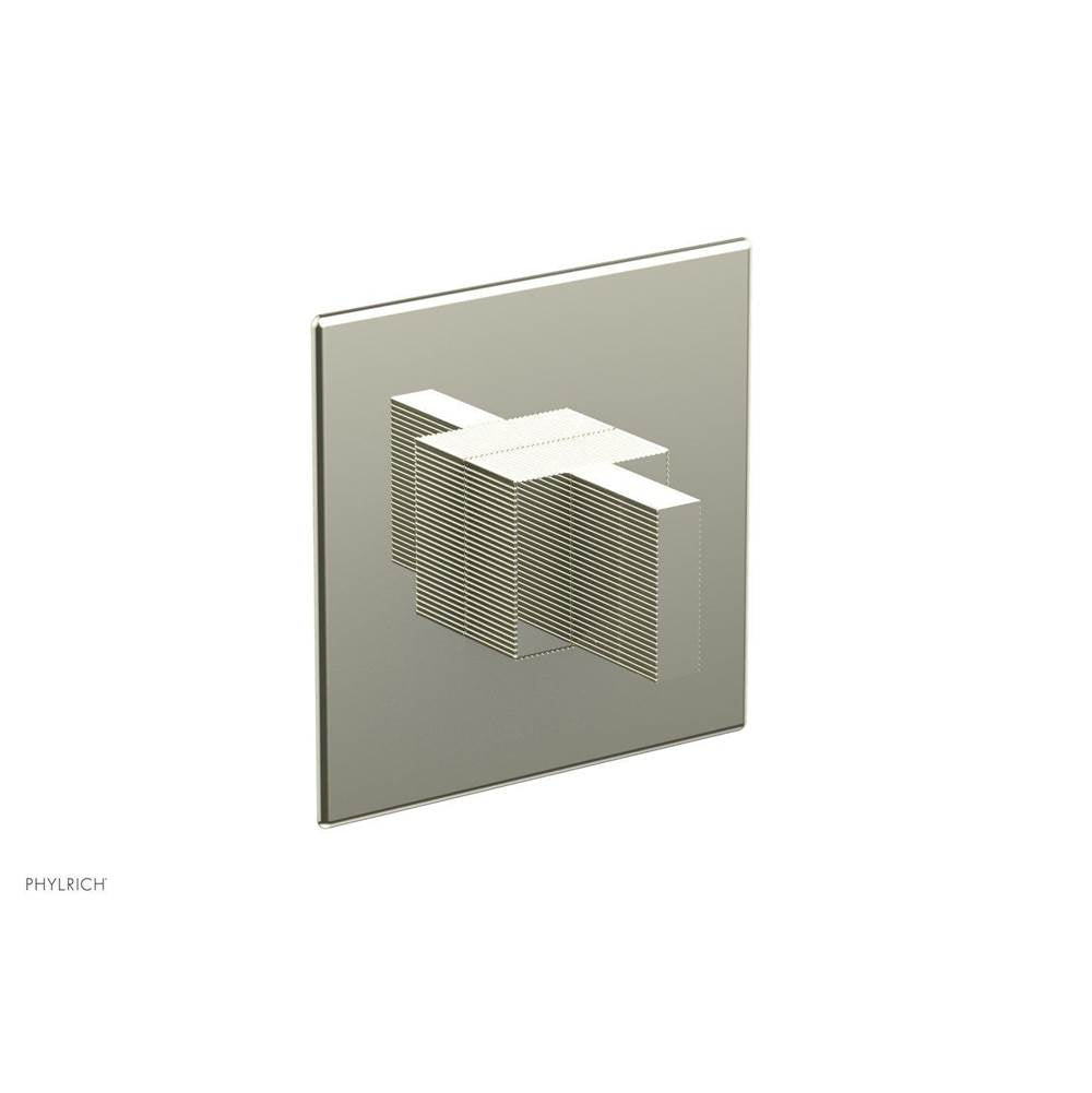 Phylrich - STRIA 1/2'' Mini Thermostatic Shower Trim 4-122 - Burnished Nickel