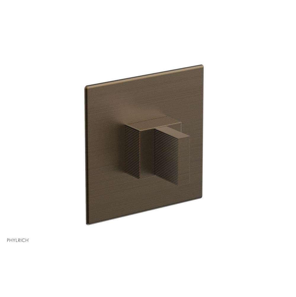 Phylrich - STRIA 1/2'' Mini Thermostatic Shower Trim 4-122 - Old English Brass