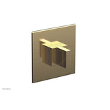 Phylrich - STRIA 1/2'' Mini Thermostatic Shower Trim 4-122 - Satin Brass