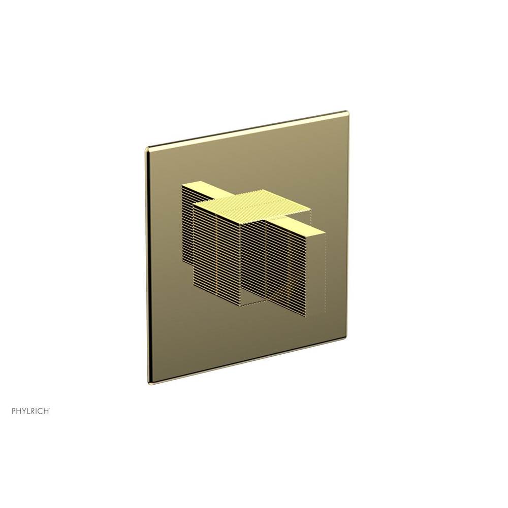 Phylrich - STRIA 1/2'' Mini Thermostatic Shower Trim 4-122 - Polished Brass