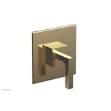 Phylrich - STRIA 1/2'' Mini Thermostatic Shower Trim 4-123 - Satin Brass