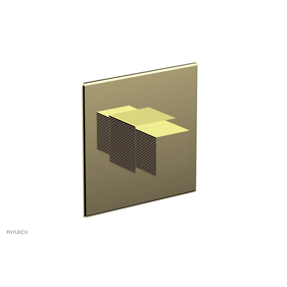 Phylrich - STRIA 1/2'' Mini Thermostatic Shower Trim 4-124 - Polished Brass