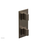 Phylrich - STRIA 1/2'' Thermostatic Valve with Volume Control or Diverter 4-125 - Old English Brass