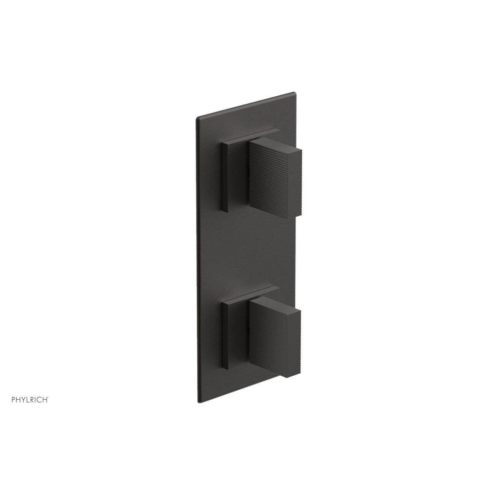 Phylrich - STRIA 1/2'' Thermostatic Valve with Volume Control or Diverter 4-125 - Oil Rubbed Bronze