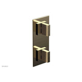 Phylrich - STRIA 1/2'' Thermostatic Valve with Volume Control or Diverter 4-125 - Satin Brass