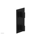 Phylrich - STRIA 1/2'' Thermostatic Valve with Volume Control or Diverter 4-125 - Matte Black