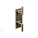 Phylrich - STRIA 1/2'' Thermostatic Valve with Volume Control or Diverter 4-126 - Polished Brass Uncoated