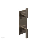Phylrich - STRIA 1/2'' Thermostatic Valve with Volume Control or Diverter 4-126 - Old English Brass