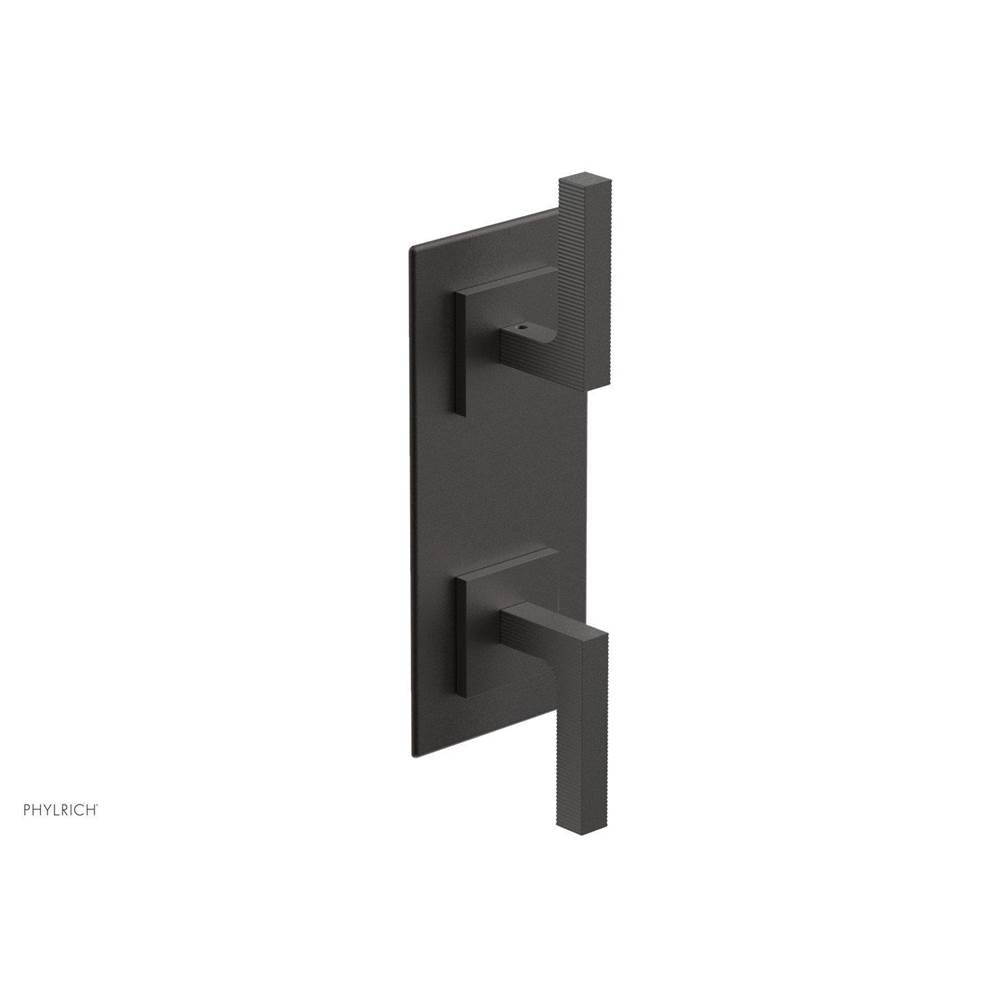 Phylrich - STRIA 1/2'' Thermostatic Valve with Volume Control or Diverter 4-126 - Oil Rubbed Bronze
