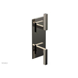 Phylrich - STRIA 1/2'' Thermostatic Valve with Volume Control or Diverter 4-126 - Polished Nickel