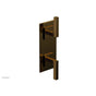 Phylrich - STRIA 1/2'' Thermostatic Valve with Volume Control or Diverter 4-126 - French Brass