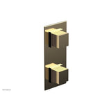 Phylrich - STRIA 1/2'' Thermostatic Valve with Volume Control or Diverter 4-127 - Satin Brass
