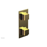 Phylrich - STRIA 1/2'' Thermostatic Valve with Volume Control or Diverter 4-127 - Polished Gold