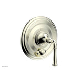 Phylrich - BEADED Pressure Balance Shower Plate with Diverter and Handle Trim Set 4-129 - Polished Brass