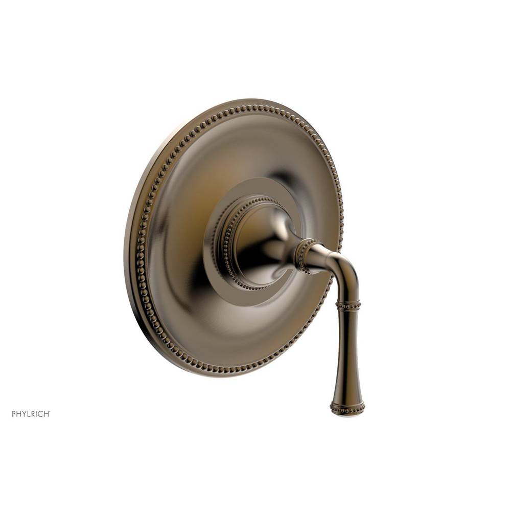 Phylrich - BEADED Pressure Balance Shower Plate & Handle Trim 4-130 - Antique Brass