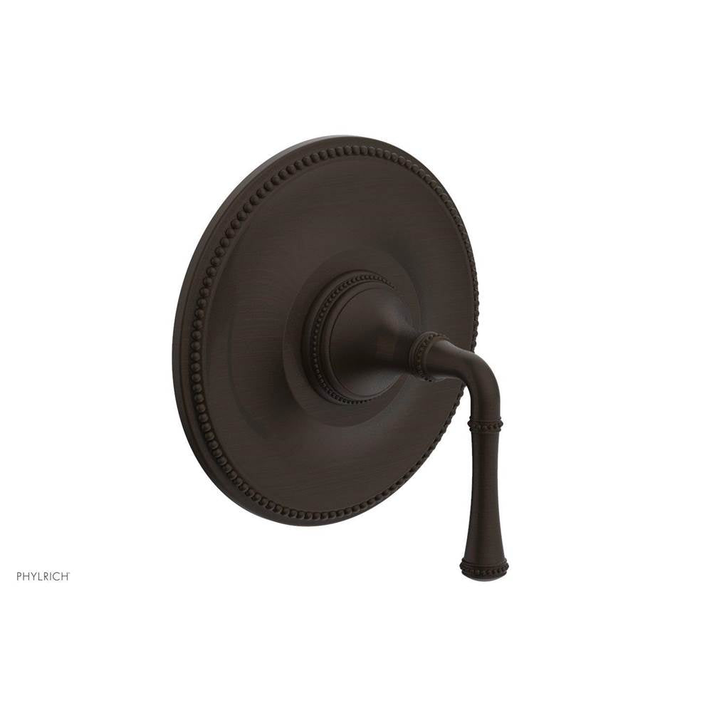 Phylrich - BEADED Pressure Balance Shower Plate & Handle Trim 4-130 - Antique Bronze