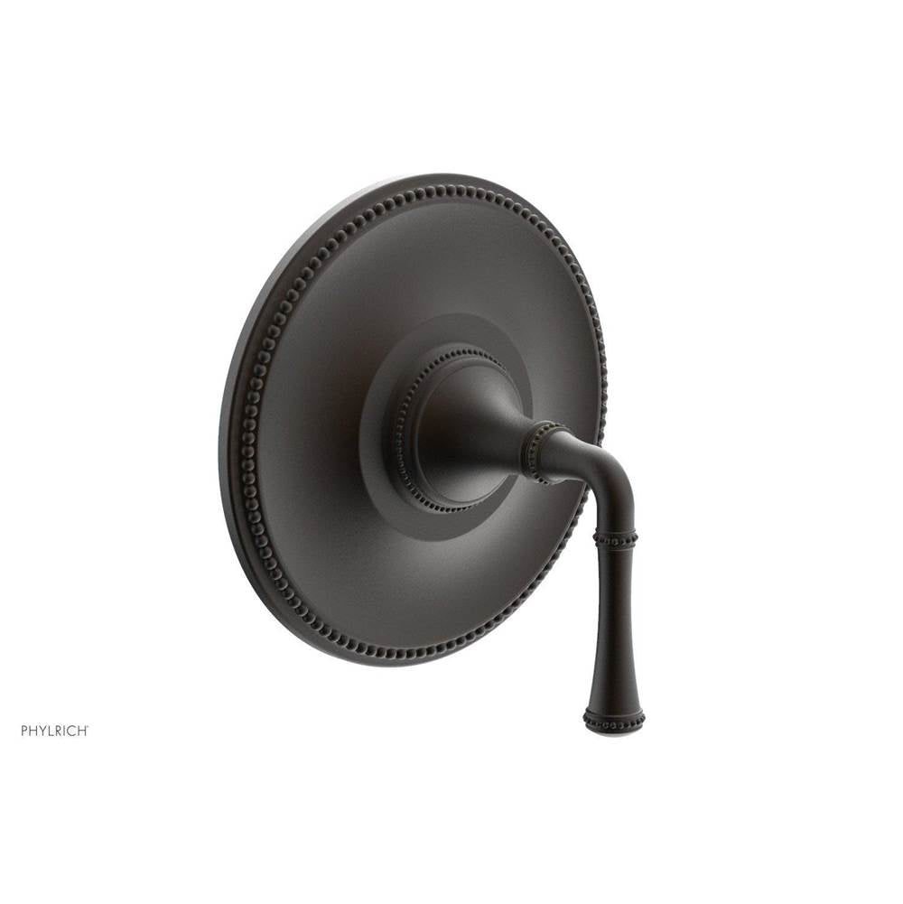 Phylrich - BEADED Pressure Balance Shower Plate & Handle Trim 4-130 - Oil Rubbed Bronze