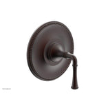 Phylrich - Sgl Hdl Shower Plate   Lvr Hdl, Beaded Series - Weathered Copper
