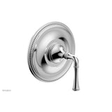 Phylrich - BEADED Pressure Balance Shower Plate & Handle Trim 4-130 - Satin Brass