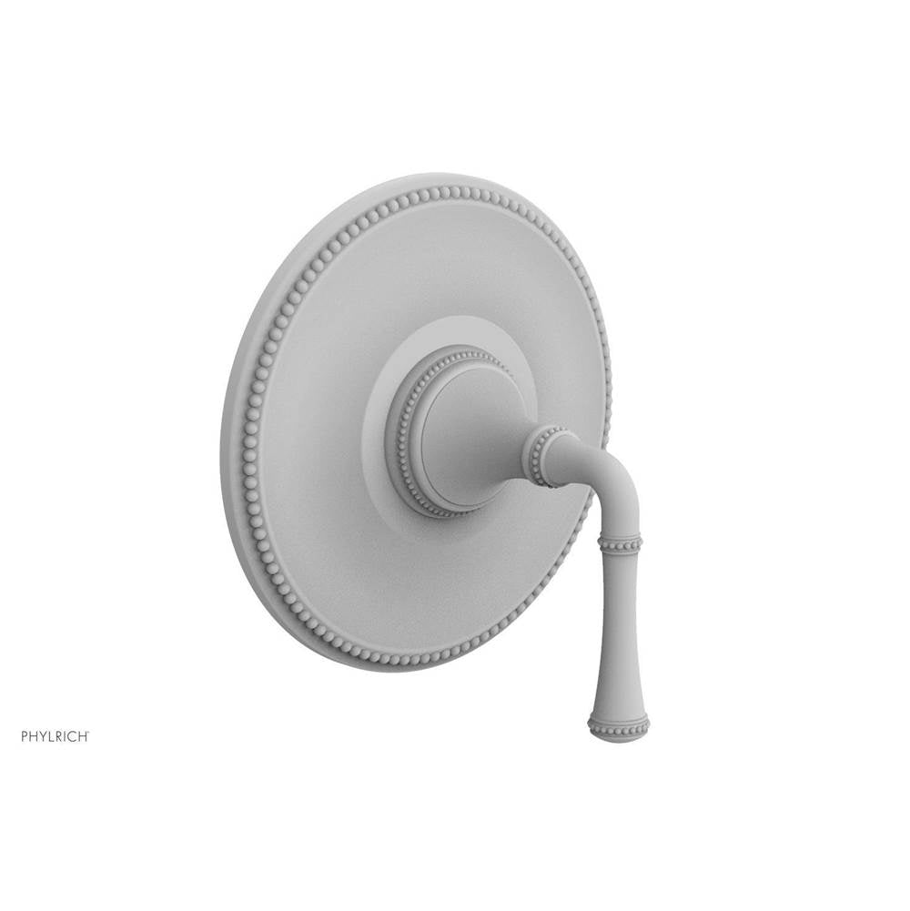 Phylrich - BEADED 1/2'' Mini Thermostatic Shower Trim 4-130 - Satin White