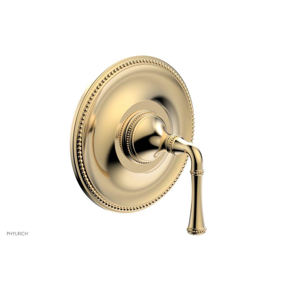 Phylrich - BEADED Pressure Balance Shower Plate & Handle Trim 4-130 - Polished Nickel