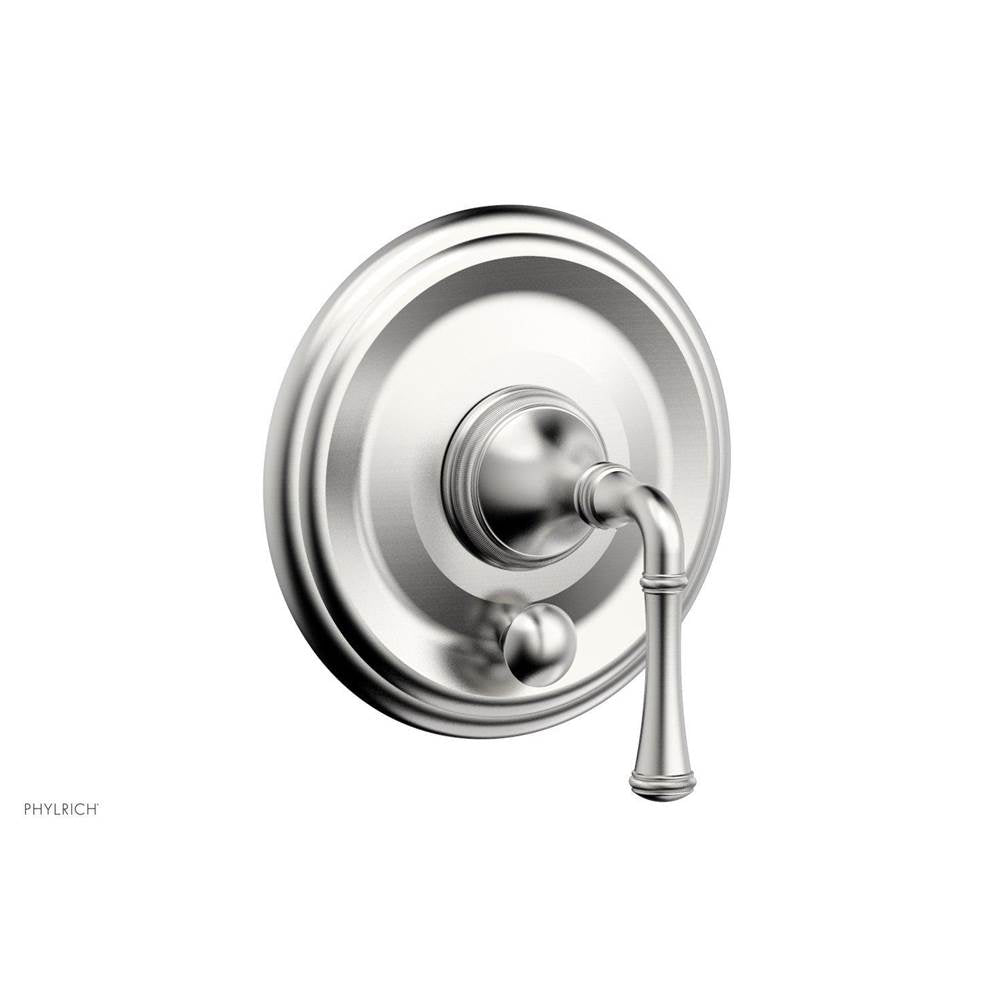 Phylrich - COINED Pressure Balance Shower Plate with Diverter and Handle Trim Set 4-134 - Satin chrome