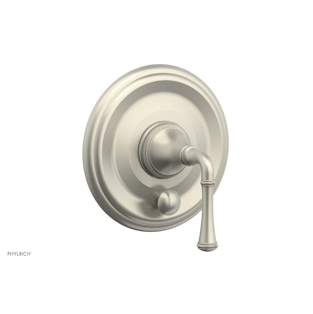 Phylrich - COINED Pressure Balance Shower Plate with Diverter and Handle Trim Set 4-134 - Burnished Nickel