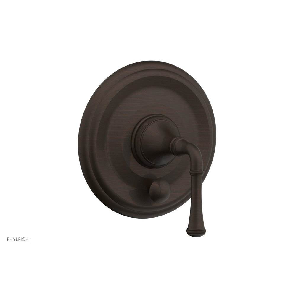 Phylrich - COINED Pressure Balance Shower Plate with Diverter and Handle Trim Set 4-134 - Antique Bronze