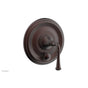 Phylrich - Pb Shower Plate W/   Div & Handle, Coined - Weathered Copper